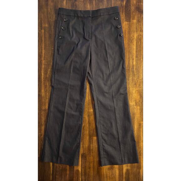 Ann Taylor Women’s 12 34 x 32 Pants Sailor Flare High Rise Trouser - Picture 1 of 12
